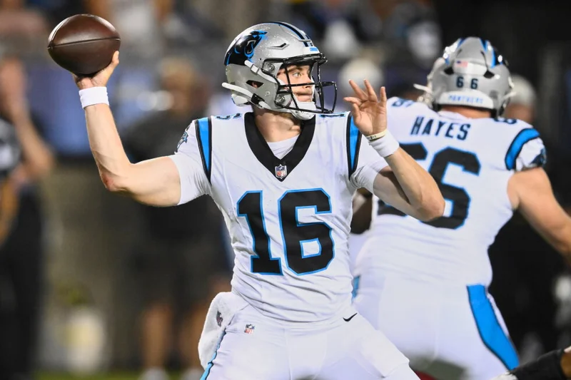 Undrafted rookie quarterback Haynes King leads Panthers to 33-30 comeback win over Cardinals