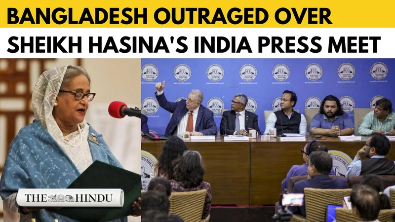 Watch: Bangladesh slams India over Sheikh Hasina’s press conference