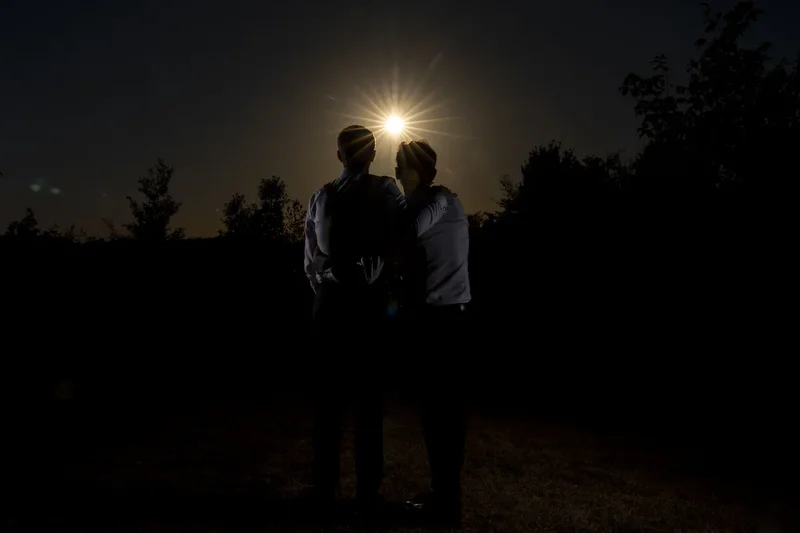 Millions watch eclipse as crowds flock to viewing events and glasses sell out