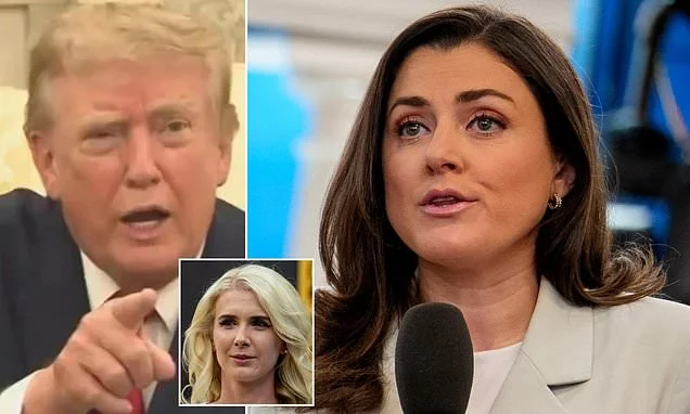 Trump explodes at CNN reporter after question about young blonde aide who wrote him besotted letters