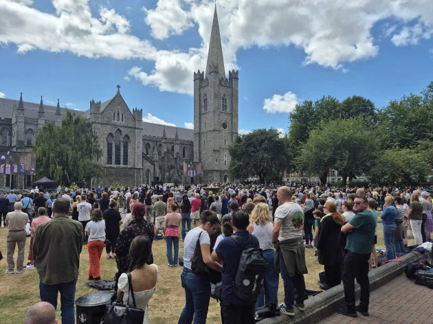 In pictures: Mourners crowd St Patrick's Cathedral for the funeral of Glen Hansard