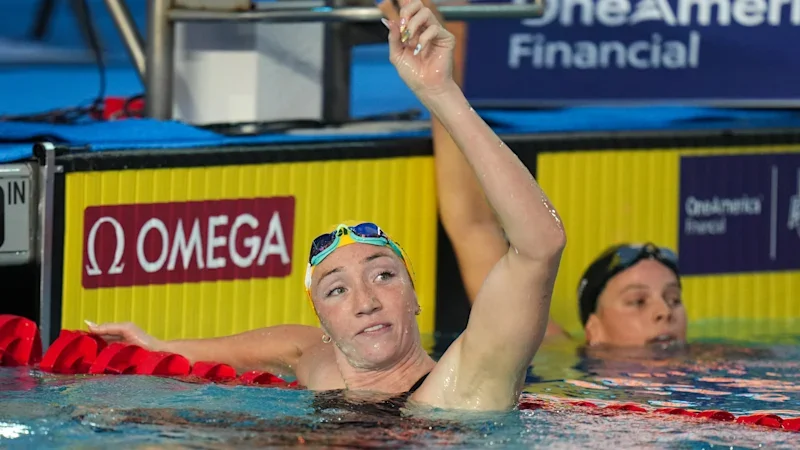 Lani Pallister wasn’t supposed to swim the 200m freestyle. She just beat Summer McIntosh