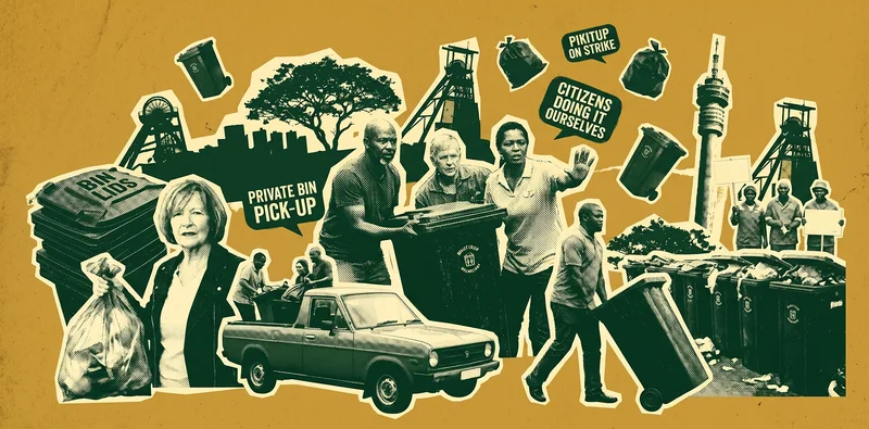 JOBURG GO-SLOW: Wildcat protests down six Pikitup depots, residents pay for own bin collection