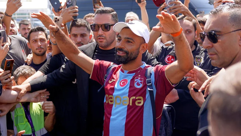Egyptian ​forward Salah signs two-year contract with Turkish club Trabzonspor
