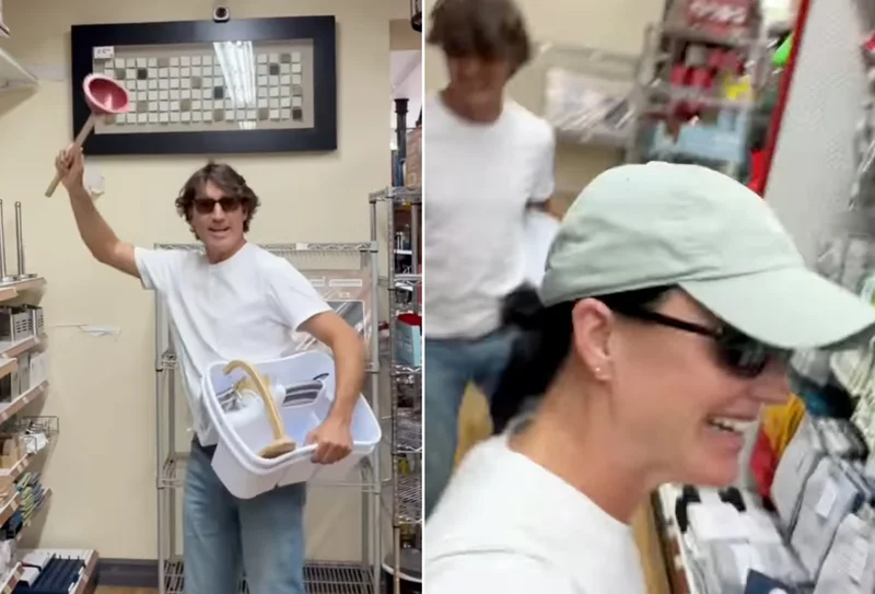 Justin Trudeau and Katy Perry dance in hardware store to Xav’s new song