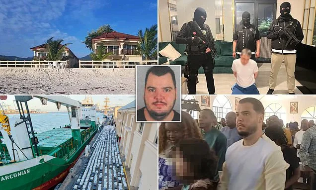 The new world's most wanted: Now Daniel Kinahan is behind bars, the $1bn narco 'Chubby Jos' who's living 'like a king' in palm fringed Sierra Leone beach resort after fathering a baby with the president's DAUGHTER