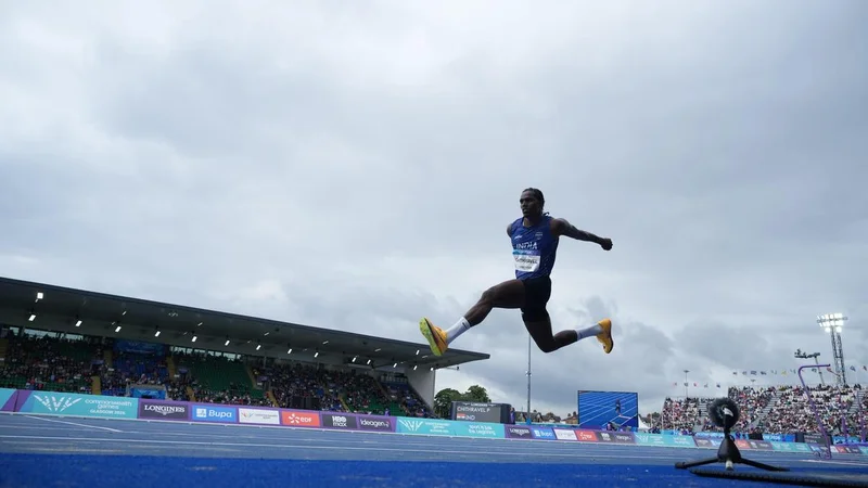 Commonwealth Games triple jump | Praveen earns silver, Selva takes bronze