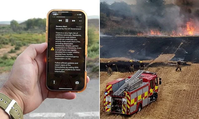 Downing Street urges people not to turn off emergency alerts on their phones - as even fire boss questions Friday's use of system and reveals it almost made him crash his car