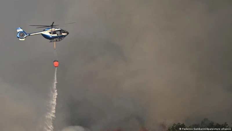 Vast German wildfire forces evacuation in Eifel forest