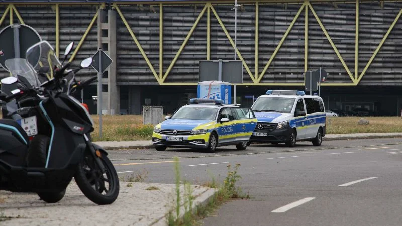 Drone carrying explosive device causes disruption at major German airport