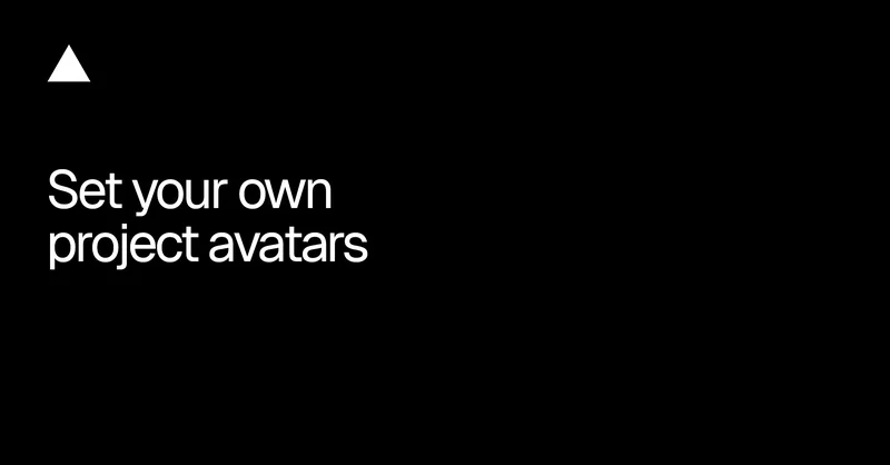 Set your own project avatars