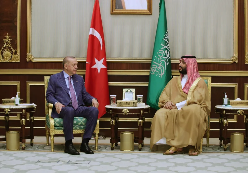 Erdoğan, Saudi crown prince discuss bilateral ties, regional issues