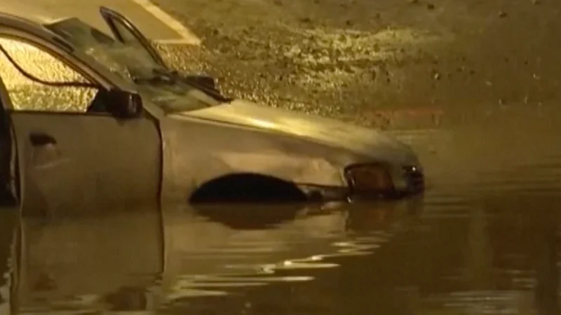 Torrential rains flood homes and roads across Lima, Peru