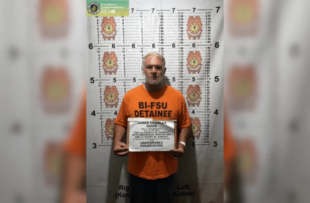 Wanted American arrested in Davao City