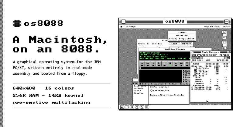 Os8088.com: IBM XT OS now has a Browser, CP/M 2.2 with Z80 core and MS Word 1.1a