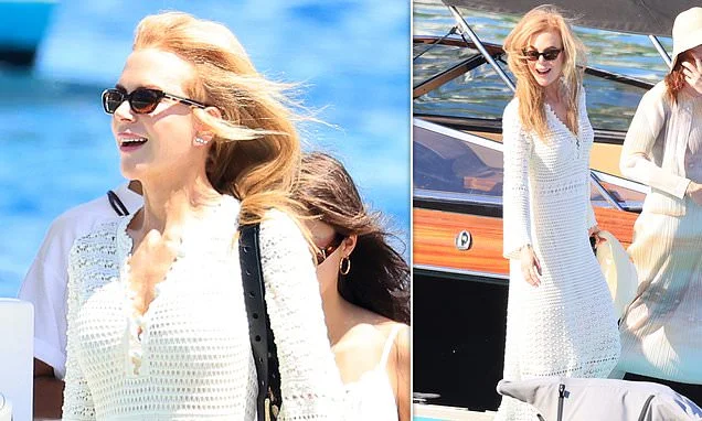 The glow of a new romance? Nicole Kidman beams on holiday in Mykonos amid rumored relationship with tycoon
