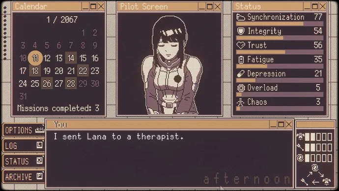 Raise up a mech pilot and make sure she doesn't get Evangelion-level depressed in the sci-fi visual novel Valkyrie Iteration: Mecha Pilot Raising Pocket Simulator
