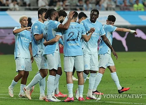 Manchester City beat S. Korean league All-Stars in Seoul friendly