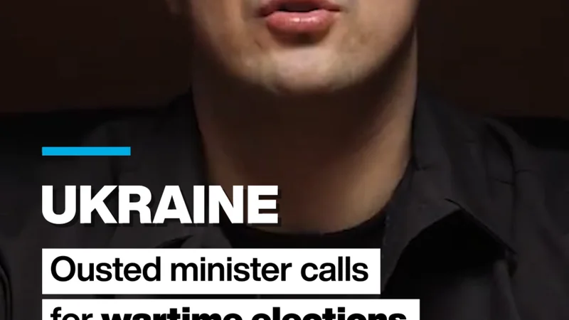 Ukraine’s ousted minister Mykhailo Fedorov calls for wartime elections