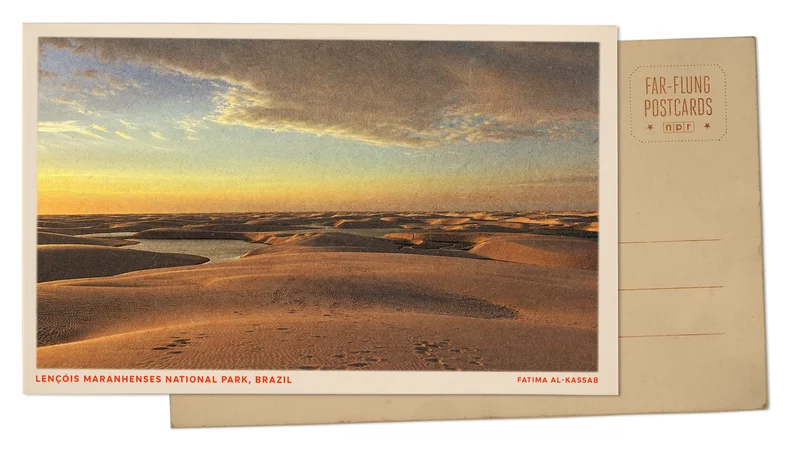 Greetings from a surreal expanse of sand dunes dotted with freshwater lagoons in Brazil