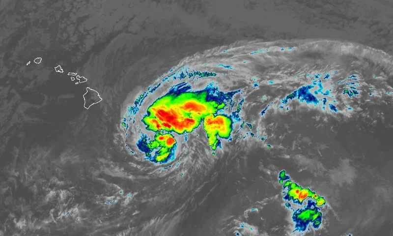 Tropical Storm Lala nears Hawaii as forecasters expect it to strengthen into a hurricane