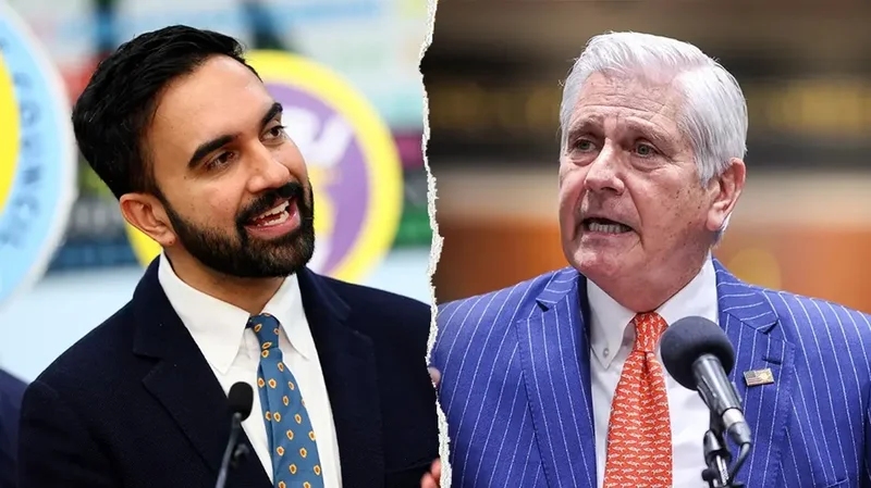 New York gubernatorial candidate urges 9/11 attendees to turn away from Mamdani during ceremony
