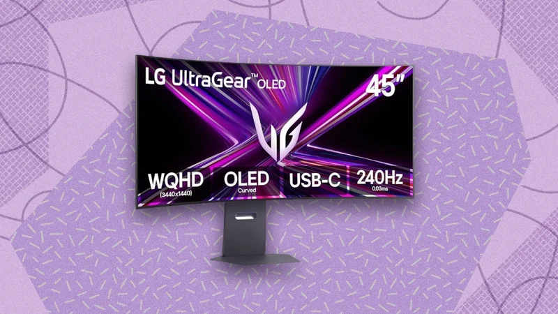 This 45-Inch LG UltraGear OLED Curved Gaming Monitor Is $700 Off Right Now
