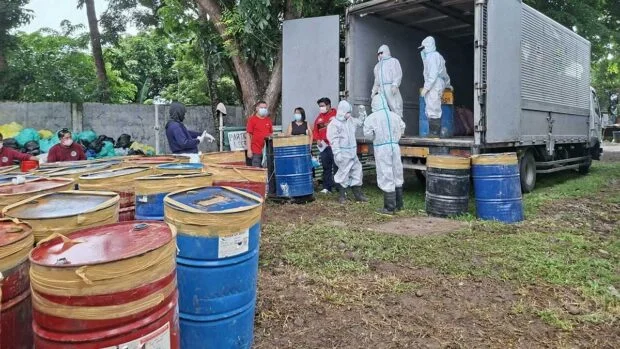 Decades-old medical waste from 4 Negros Occidental hospitals disposed