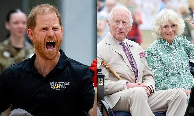 Prince Harry 'wants his father King Charles to stand alongside him at the Invictus Games'