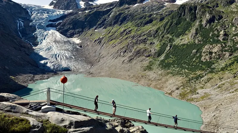 Melting Swiss glacier reveals remains of two Belgian mountaineers missing since 1992