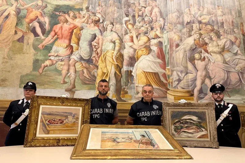 Italian police recover stolen paintings worth millions taken in daring heist