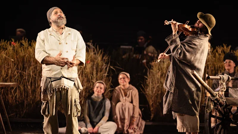 The astounding moment when this Fiddler on the Roof soars