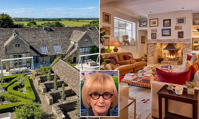 Revealed: Weakest Link presenter Anne Robinson calls time on country life - and sells £4million seven-bedroom Cotswolds mansion to fund return to London