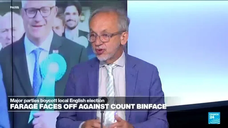 Farage face off against Count Binface: "He's been the subject to many jokes in the UK"