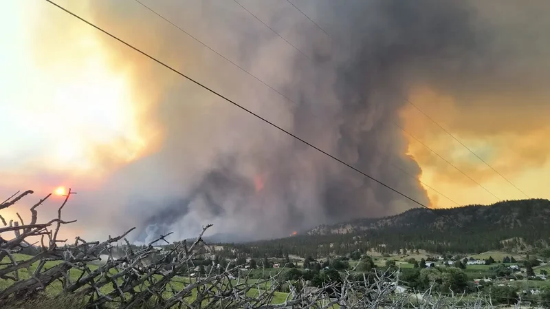 Urgent evacuation order issued for fast-moving wildfire near Summerland