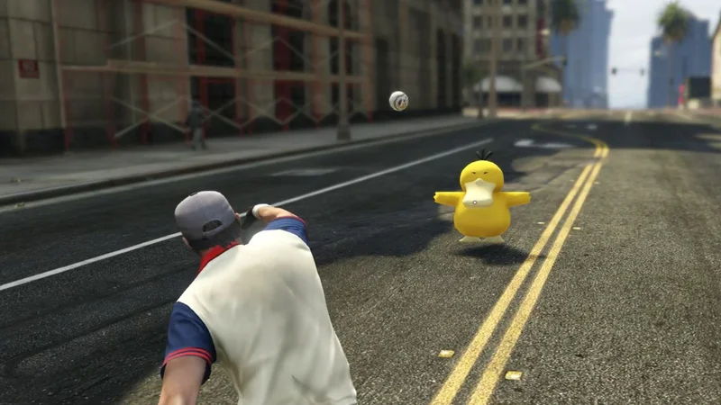 Don't tell Nintendo, but I turned GTA 5 into Pokémon Go using a mod
