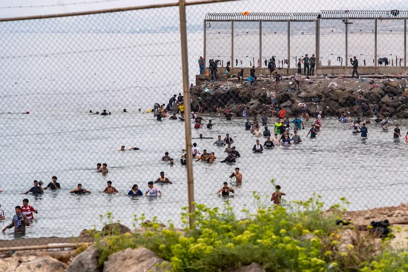 Runaway online rumors sparked frantic rush by migrants to the Spanish enclave of Ceuta