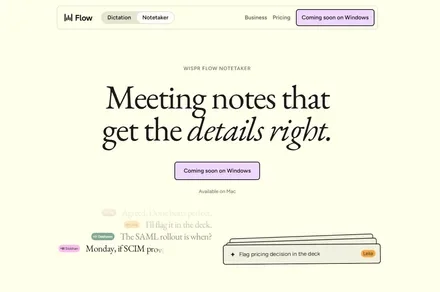 Wispr Flow launches an AI note-taker that works without joining calls