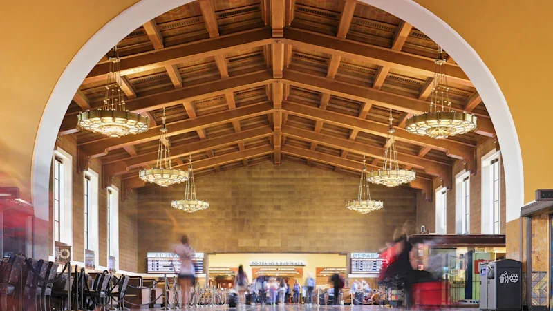‘The last of America’s great railway stations’ has a touch of Hollywood