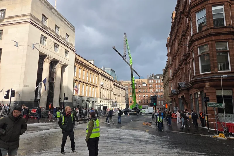 Batman crews transform Glasgow into Gotham for sequel filming