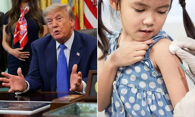 Trump orders overhaul of childhood shots and vaccine schedule over autism concerns