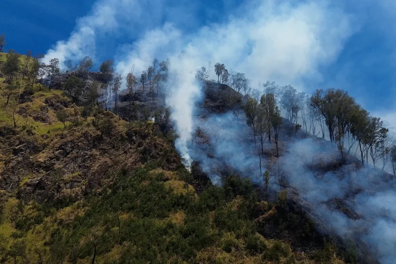 Indonesia closes Mount Bromo national park as wildfire expands