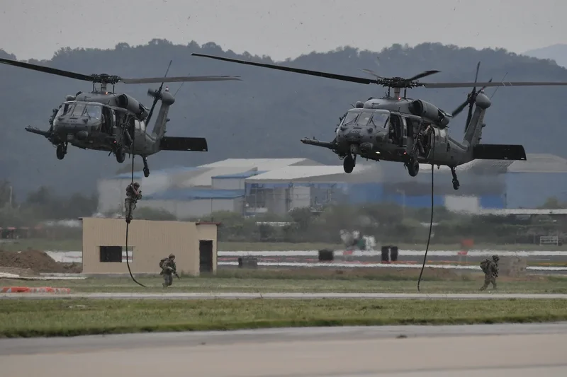 Students detained after breaking into US military base while shouting anti-US slogans, police say
