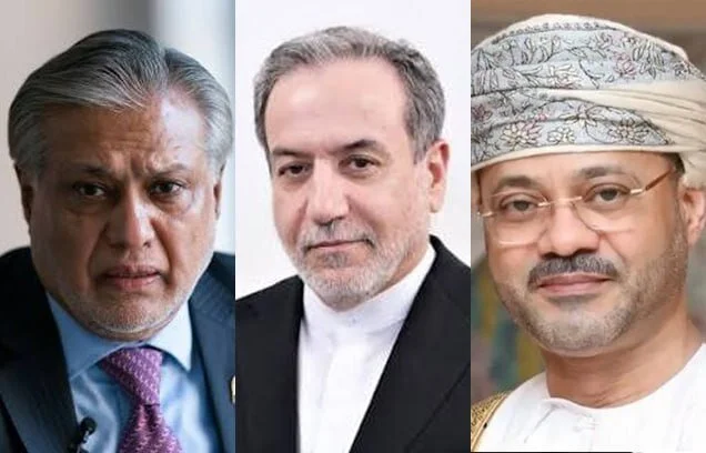 Araghchi holds separate talks with Pakistani, Omani counterparts