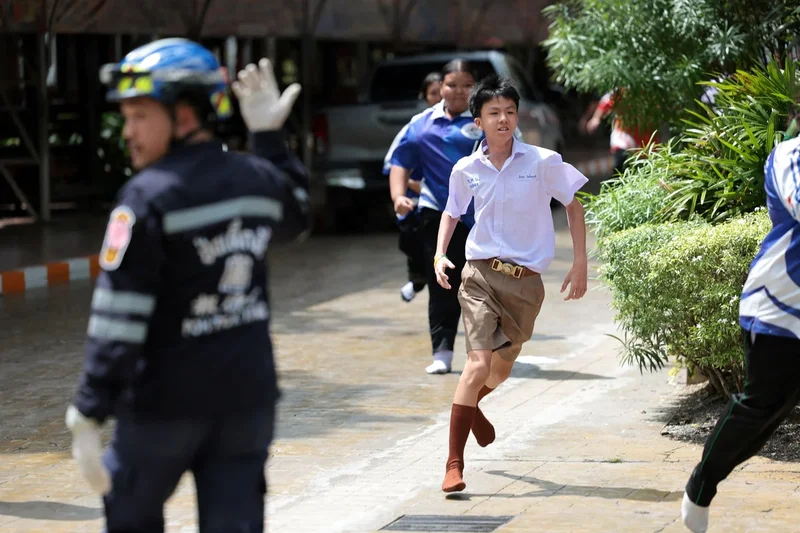 Teacher killed and four pupils wounded in Thai school shooting