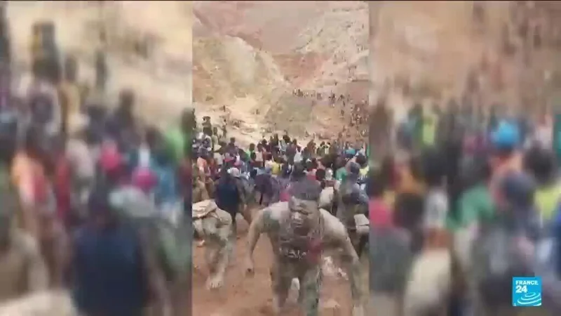 Dozens missing after gold mine collapse in Central African Republic