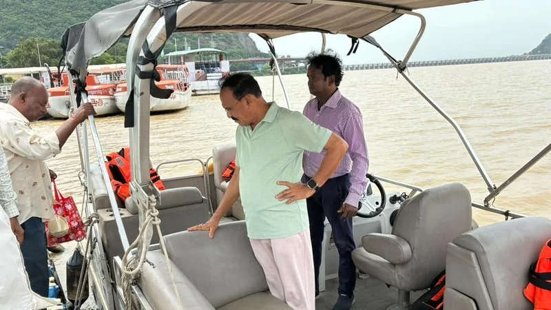Strict safety norms for tourist boats at Berm Park in Vijayawada