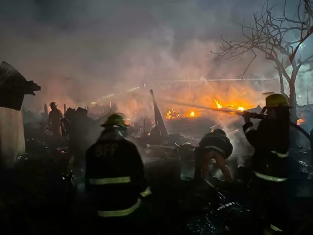 50 families displaced as fire guts 40 houses in Zamboanga City