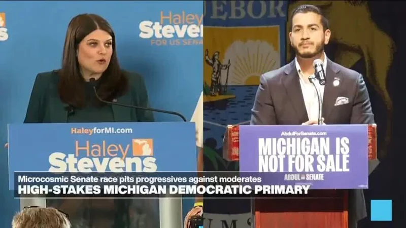 High-stakes Michigan Democratic primary pits progressive against moderates