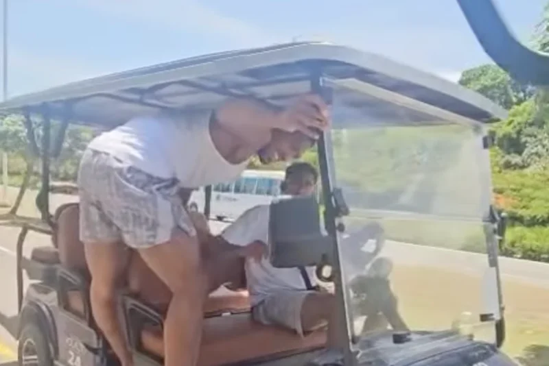 Anthony Joshua condemned for ‘reckless and stupid’ golf-cart antics, months after car crash